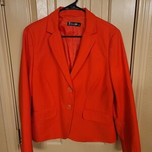 7th Avenue Vibrant Coral Blazer